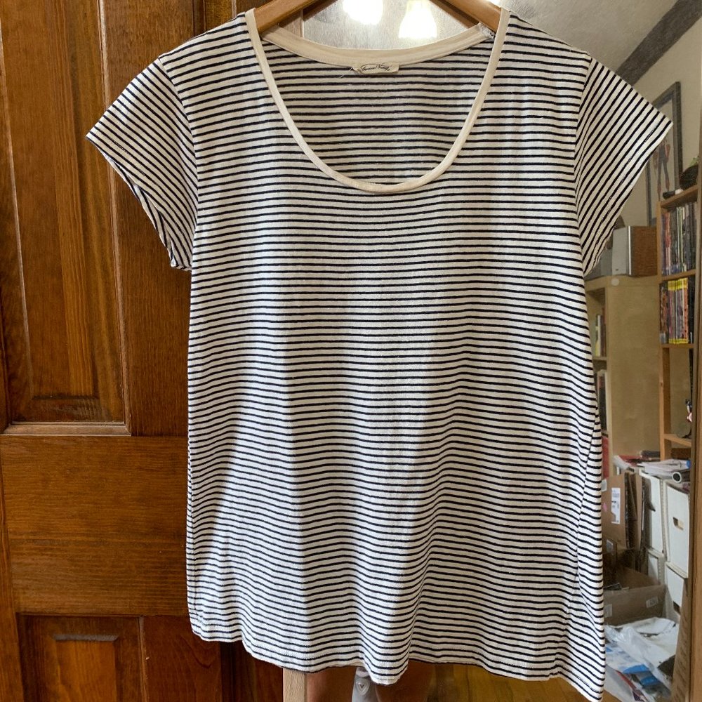 French brand “American Vintage” striped Breton Tee Shirt